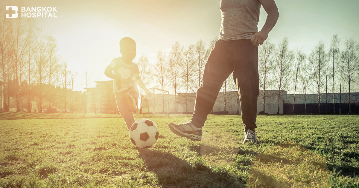 Playing football keeps you healthy and fit for a long time.