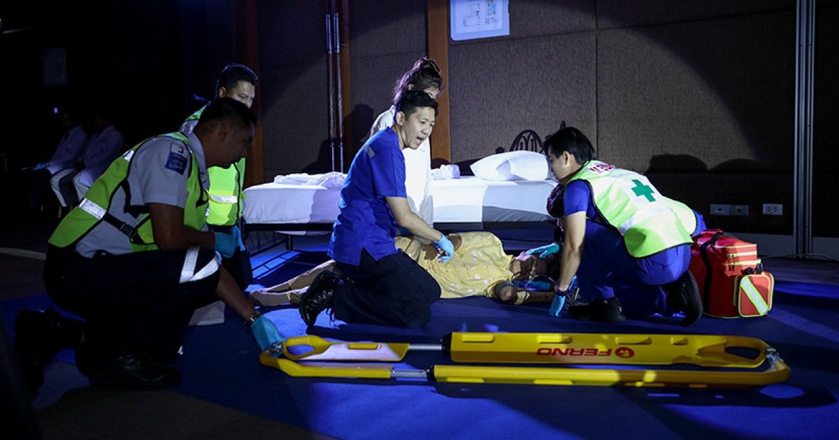 Bangkok Hospital organized an event "Don't Let the Elderly Fall, They Might Not Get Up"