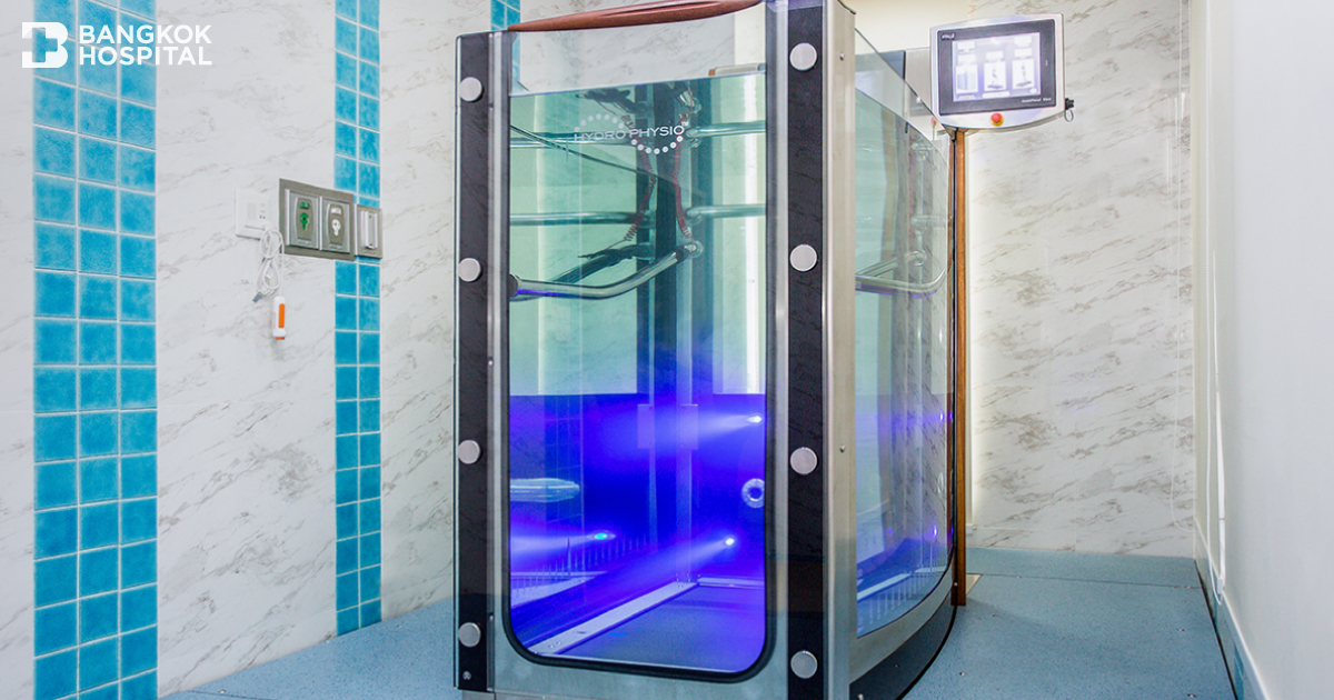 เครื่องออกกำลังกายแบบสายพานวิ่งในน้ำ (Aquatic Treadmill)