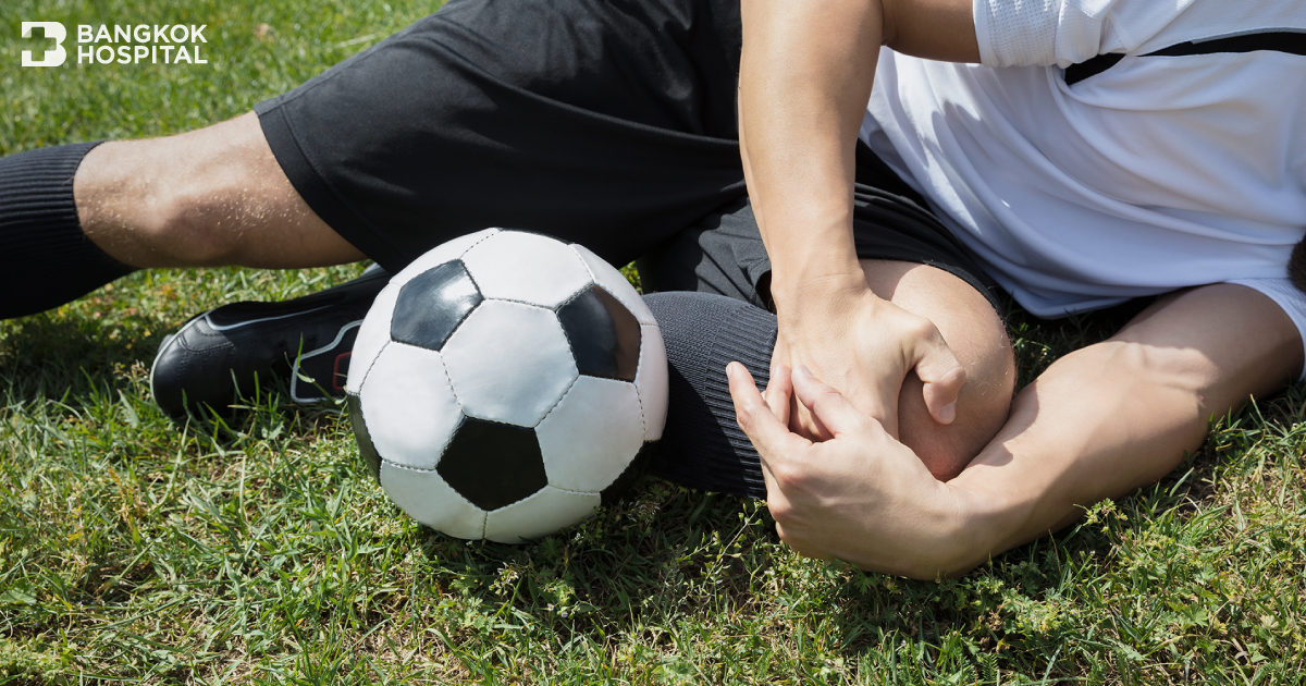 サッカーからの怪我、早く治療して復帰を早めよう