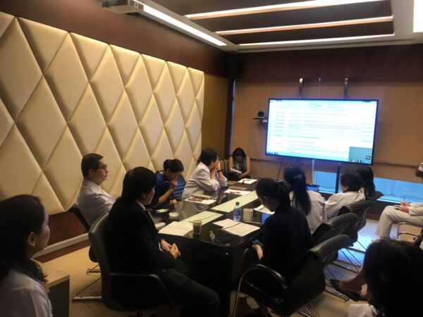 Tele conference with MDACC for consultation program for Radiation-therapy and Nursing area Image