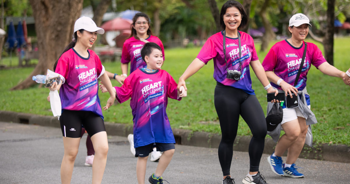 Heart Challenge Fun Run 2022 เดิน วิ่ง ให้หัวใจคนกรุงแข็งแรง