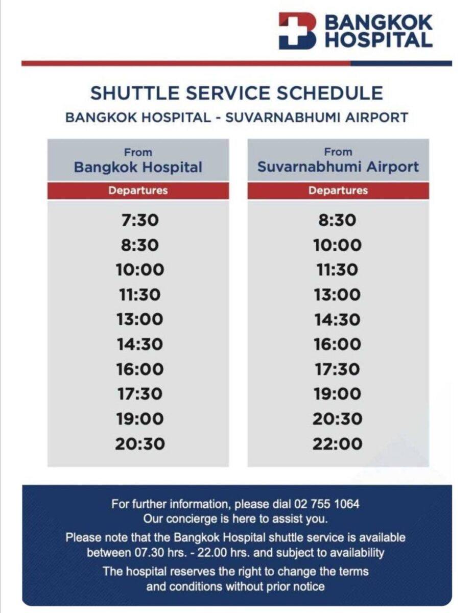 Shuttle-service-schedule