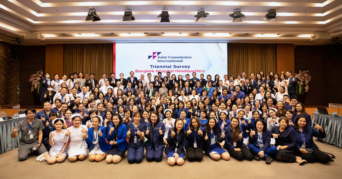 Bangkok Hospital Headquarters Awarded “Gold Seal of Approval®” for the 6th Time from Joint Commission International