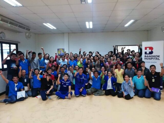 บริษัทมอนซานโต้ สาขาขอนแก่น อบรม BLS ให้แก่พนักงาน