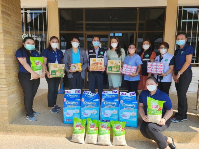 ร่วมบริจาคสิ่งของช่วยเหลือน้ำท่วม ณ จ.อุบลราชธานี