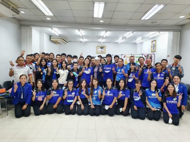 เข้าบรรยาย Service mind หัวใจของการบริการให้กับ บริษัทกิจตรงยามาฮ่าอุบลราชธานี จำกัด