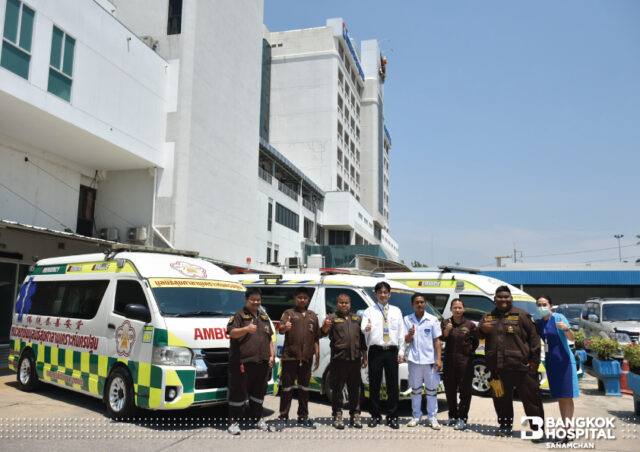 โรงพยาบาลกรุงเทพสนามจันทร์ซ้อมแผนรับมืออุบัติเหตุ จำลองเหตุการณ์เกิดอุบัติเหตุบนท้องถนน Image