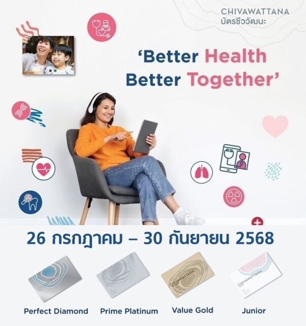 โปรโมชั่น "บัตรชีววัฒนะ" เริ่ม 26 กรกฏาคม - 30 กันยายน 2568