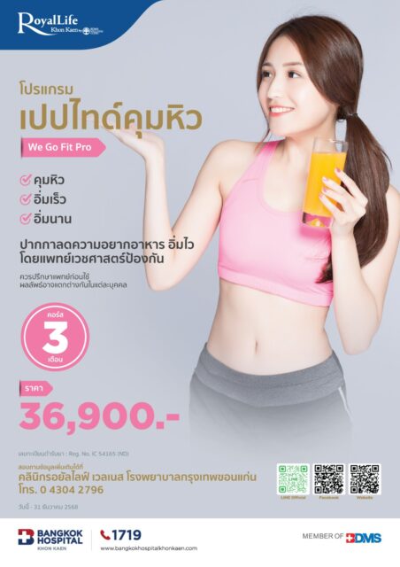 โปรแกรมเปปไทด์คุมหิว