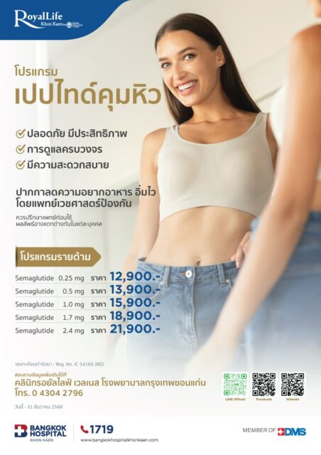 โปรแกรมเปปไทด์คุมหิว