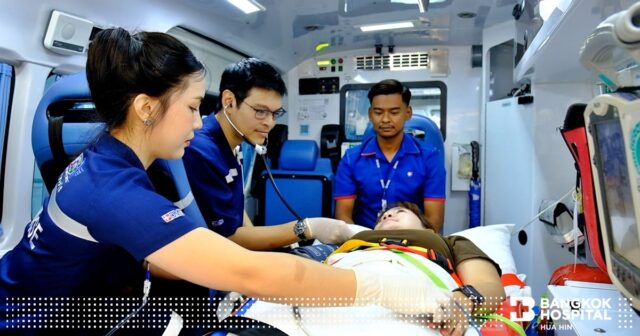 Jede Sekunde zählt … Vertrauen Sie dem Bangkok Hospital Hua Hin