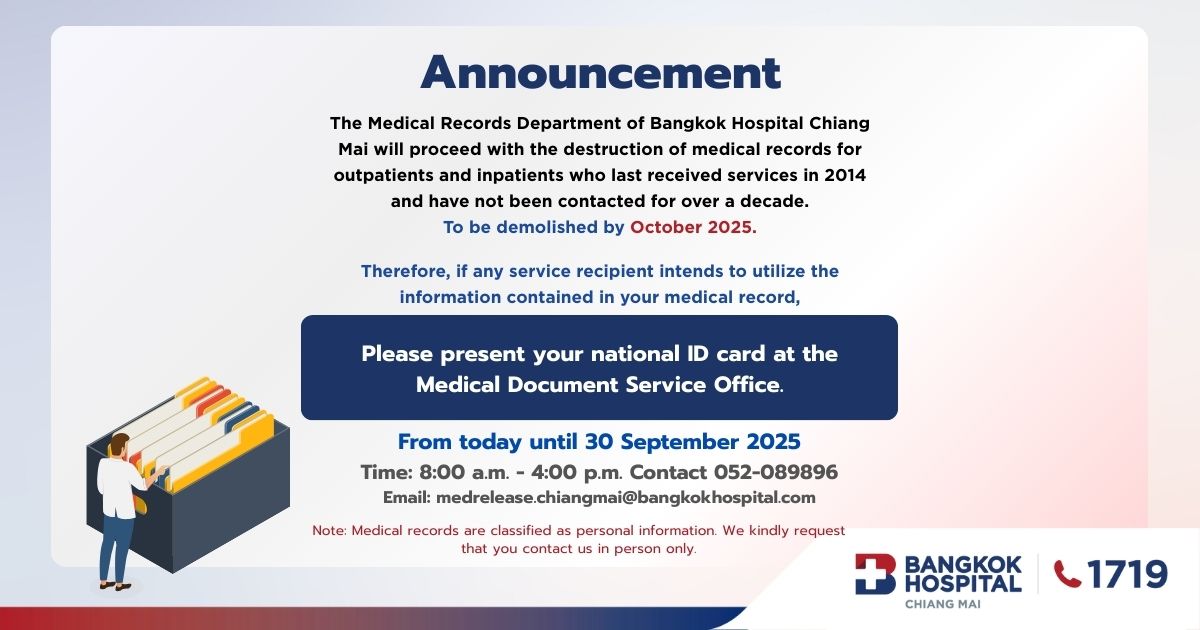 Notice of Medical Record Destruction