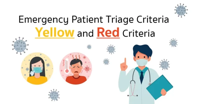 Emergency Patient Triage Criteria Yellow and Red Criteria Image