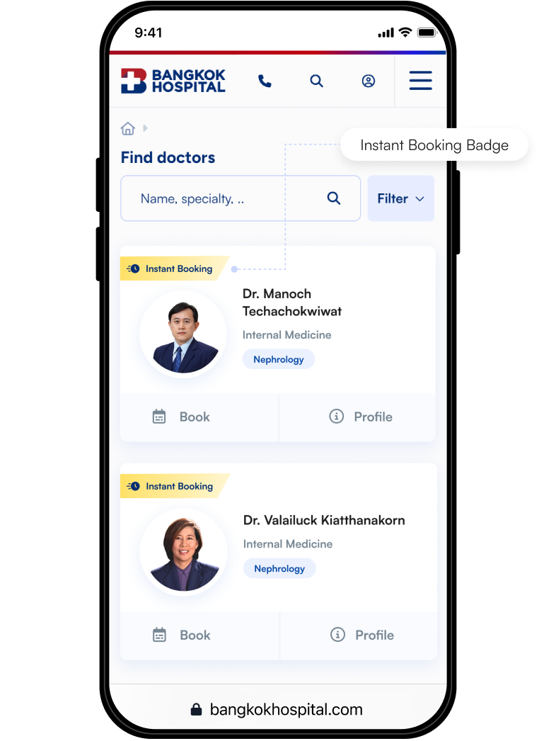 Look for the Instant Booking badge