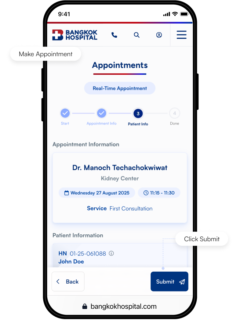 Submit your Appointment