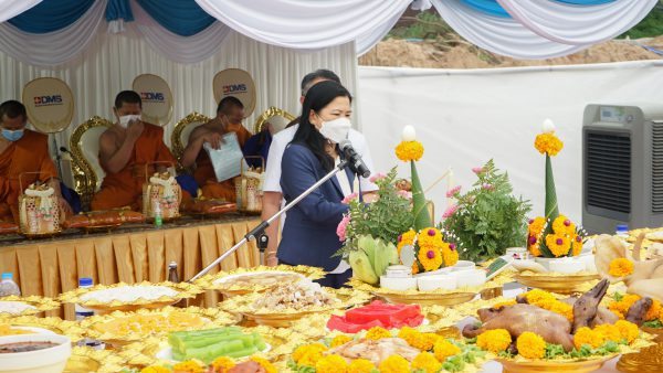 พิธีวางเสาเข็ม โรงพยาบาลกรุงเทพปลวกแดง วันพุธที่ 5 ตุลาคม 2565 โดย โรงพยาบาลกรุงเทพระยอง