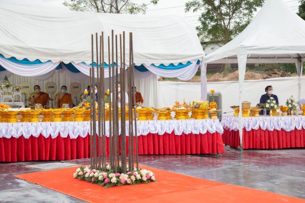 พิธีวางเสาเข็ม โรงพยาบาลกรุงเทพปลวกแดง วันพุธที่ 5 ตุลาคม 2565 โดย โรงพยาบาลกรุงเทพระยอง