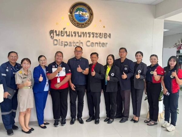 ต้อนรับคณะผู้ตรวจเยี่ยม แหล่งฝึกอบรมหลักสูตรพนักงานฉกเฉินการแพทย์ โรงพยาบาลกรุงเทพระยอง