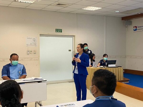 ต้อนรับคณะผู้ตรวจเยี่ยม แหล่งฝึกอบรมหลักสูตรพนักงานฉกเฉินการแพทย์ โรงพยาบาลกรุงเทพระยอง