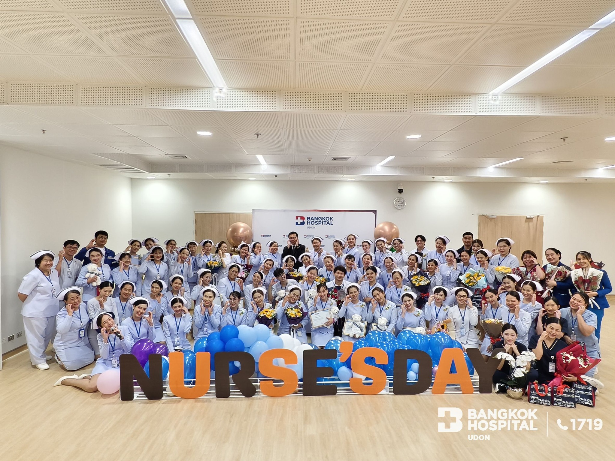 October 21 – National Nurses Day Bangkok Hospital Udon Nursing Team
