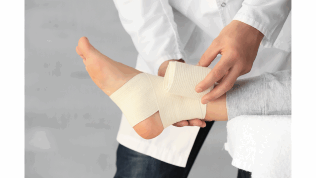 วิธีกายภาพหลังผ่าตัดเอ็นข้อเท้า Image