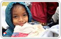 โครงการเสื้อผ้าลดโลกร้อน : นำเสื้อผ้าไปมอบที่จังหวัดศรีษะเกษ