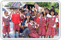 โรงพยาบาลมอบตู้ยาให้โรงเรียนบ้านท่าเขา เกาะยาวน้อย จ.กระบี่