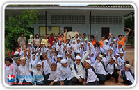 มอบตู้ยาให้โรงเรียนบ้านท่าเขา เกาะยาวน้อย จ.กระบี่