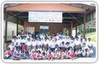 โรงพยาบาลมอบตู้ยาให้โรงเรียนบ้านท่าเขา เกาะยาวน้อย จ.กระบี่