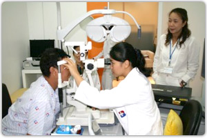 โครงการผ่าตัดเปลี่ยนกระจกตาให้ผู้ป่วยในเขต 3 จังหวัดอันดามัน