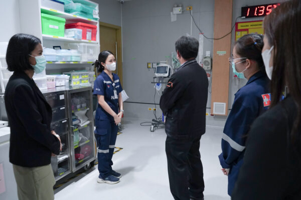 ตรวจประเมินมาตรฐานการ จัดบริการอาชีวอนามัยและเวชกรรมสิ่งแวดล้อม นอกสังกัด-เอกชน บุคลากรและผู้ประกอบการ ระดับดีเด่น จาก กรมควบคุมโรค สถาบันราชประชาสมาสัย โดย โรงพยาบาลกรุงเทพนระยอง