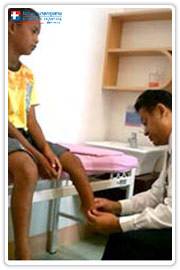 CSR Project: Donation of money for artificial leg