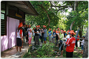 โครงการทาสีสดใสให้อาคารน้องๆ (ครั้งที่1) โรงเรียนแหลมพันวา จ.ภูเก็ต