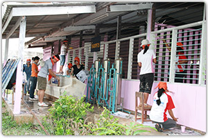 โครงการทาสีสดใสให้อาคารน้องๆ (ครั้งที่1) โรงเรียนแหลมพันวา จ.ภูเก็ต