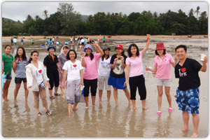 ประมวลภาพโครงการปลูกหญ้าทะเลจากการเพาะเมล็ดคืนสู่ธรรมชาติ