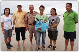 ประมวลภาพโครงการปลูกหญ้าทะเลจากการเพาะเมล็ดคืนสู่ธรรมชาติ
