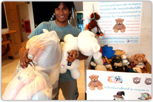 Donate toys to children patients who recover in ICU, Queen Sirikit National Institute of Child Health