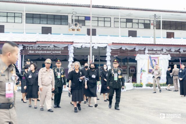 Vejdusit Foundation and Bangkok Hospital Udon Welcome HRH Princess Maha Chakri Sirindhorn in Udon Thani