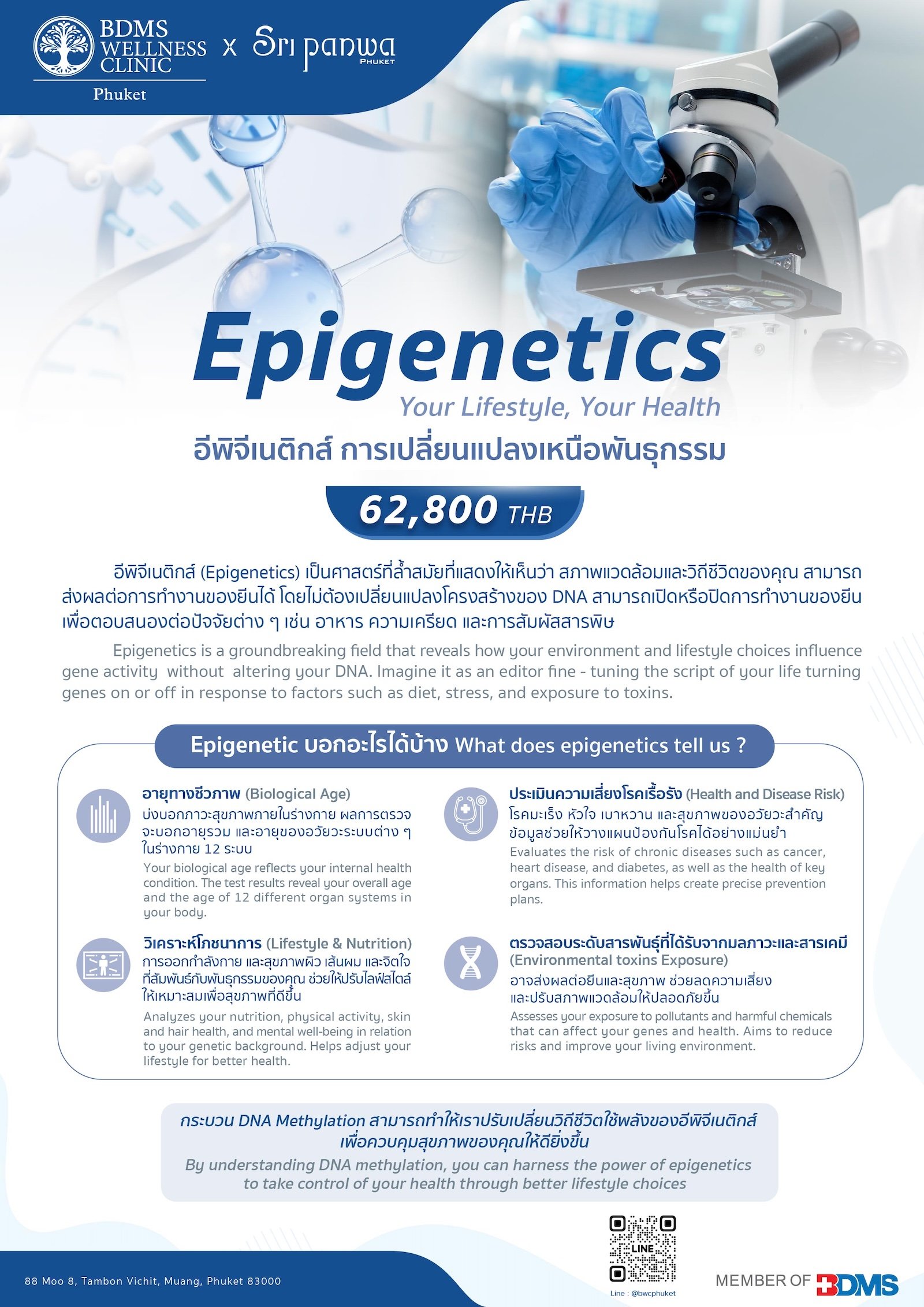 Epigenetics Your Lifestyle, Your Health | โรงพยาบาลกรุงเทพภูเก็ต
