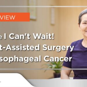 Campaign “Because I can’t wait.” Robot-Assisted Surgery using the da Vinci Xi Image