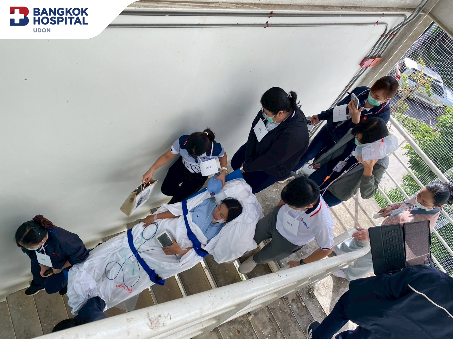 Fire Training and Fire Evacuation Drill Bangkok Hospital Udon 2025