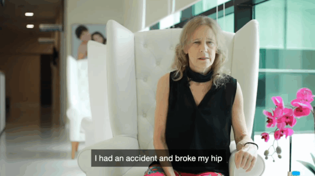 Total Hip Replacement Testimonial - MRS.MAGIT FRIEDRICH Image
