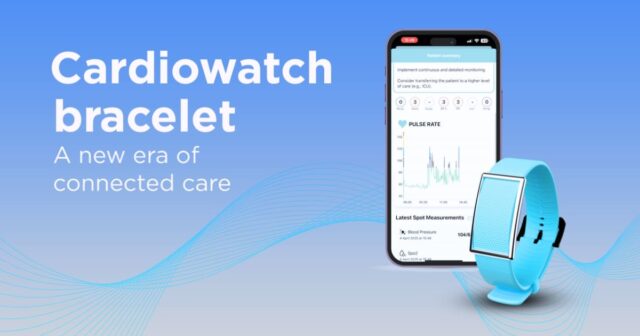 Bangkok Hospital Headquarters is the first hospital to launch the new innovation, CardioWatch Bracelet. Image
