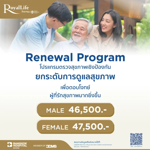 Renewal Program โปรแกรมตรวจสุขภาพเชิงป้องกัน