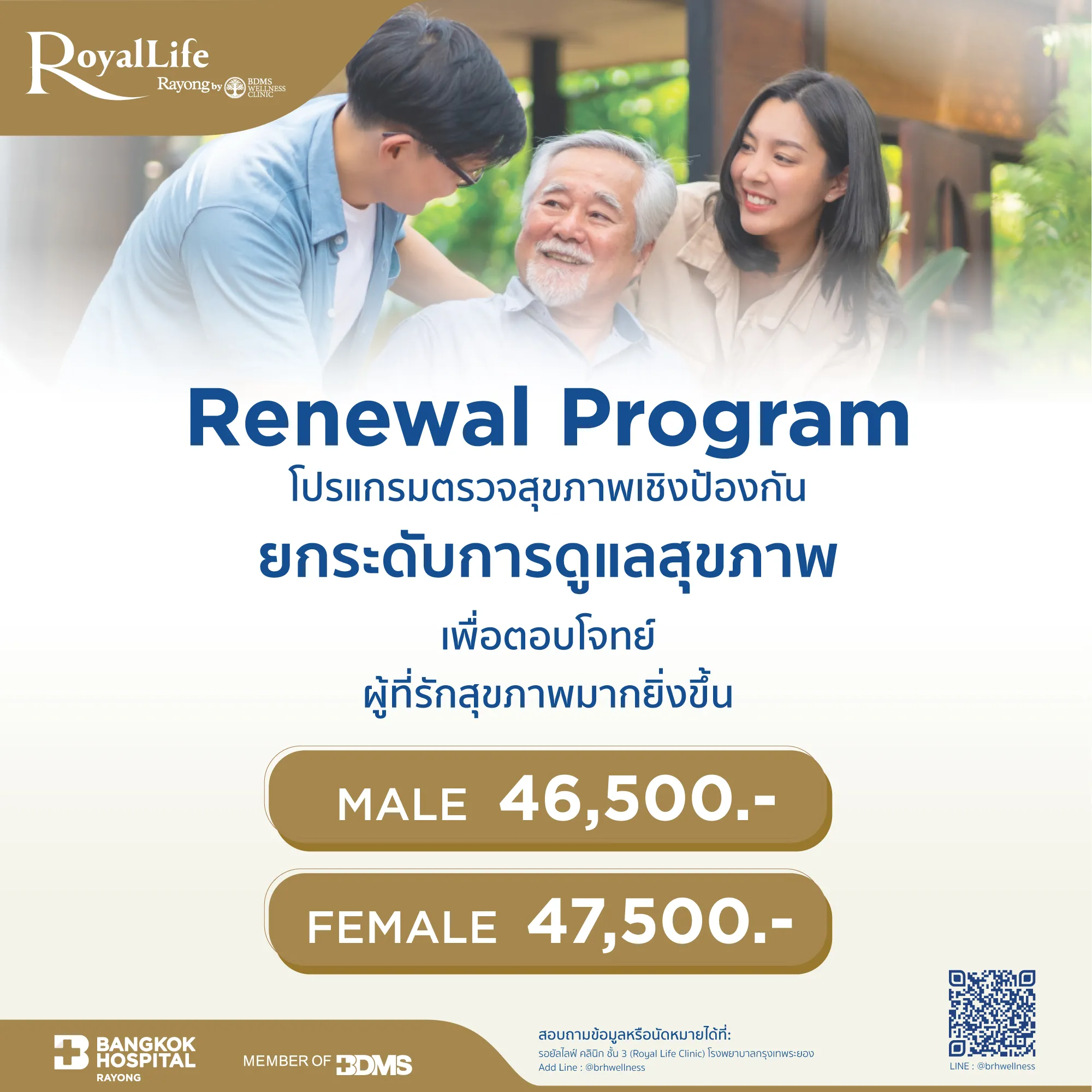 Renewal Program โปรแกรมตรวจสุขภาพเชิงป้องกัน