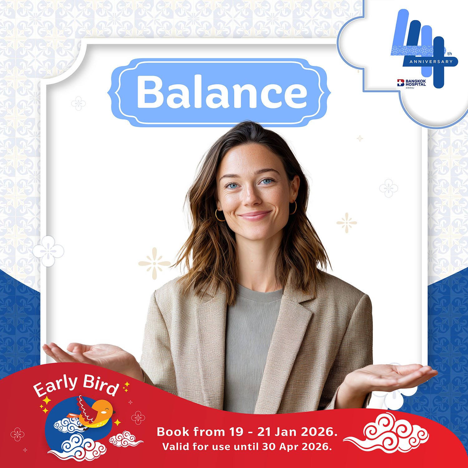 Early Bird -  Balance Health Check up for Female