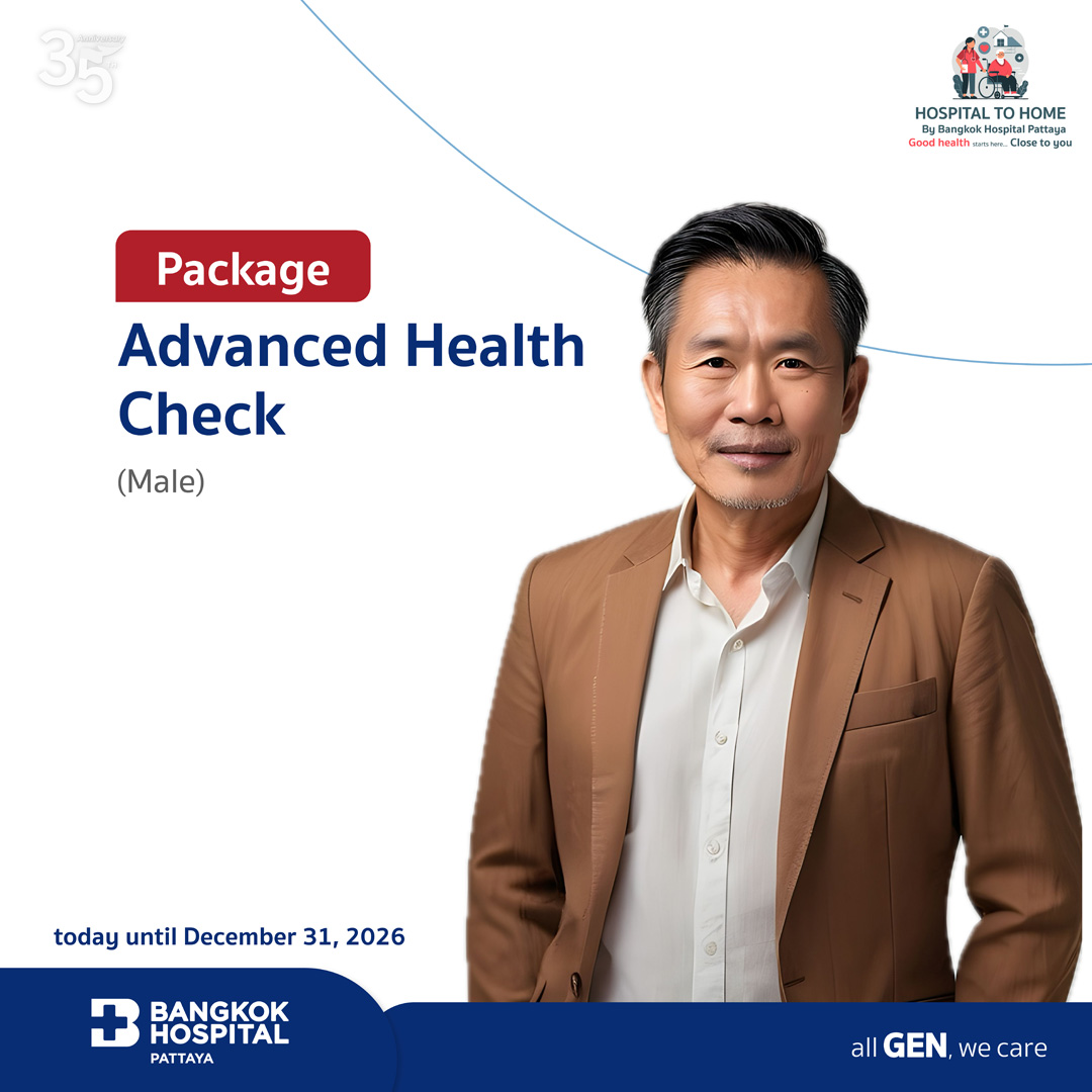 Advanced Health Check for Male | Bangkok Hospital Pattaya