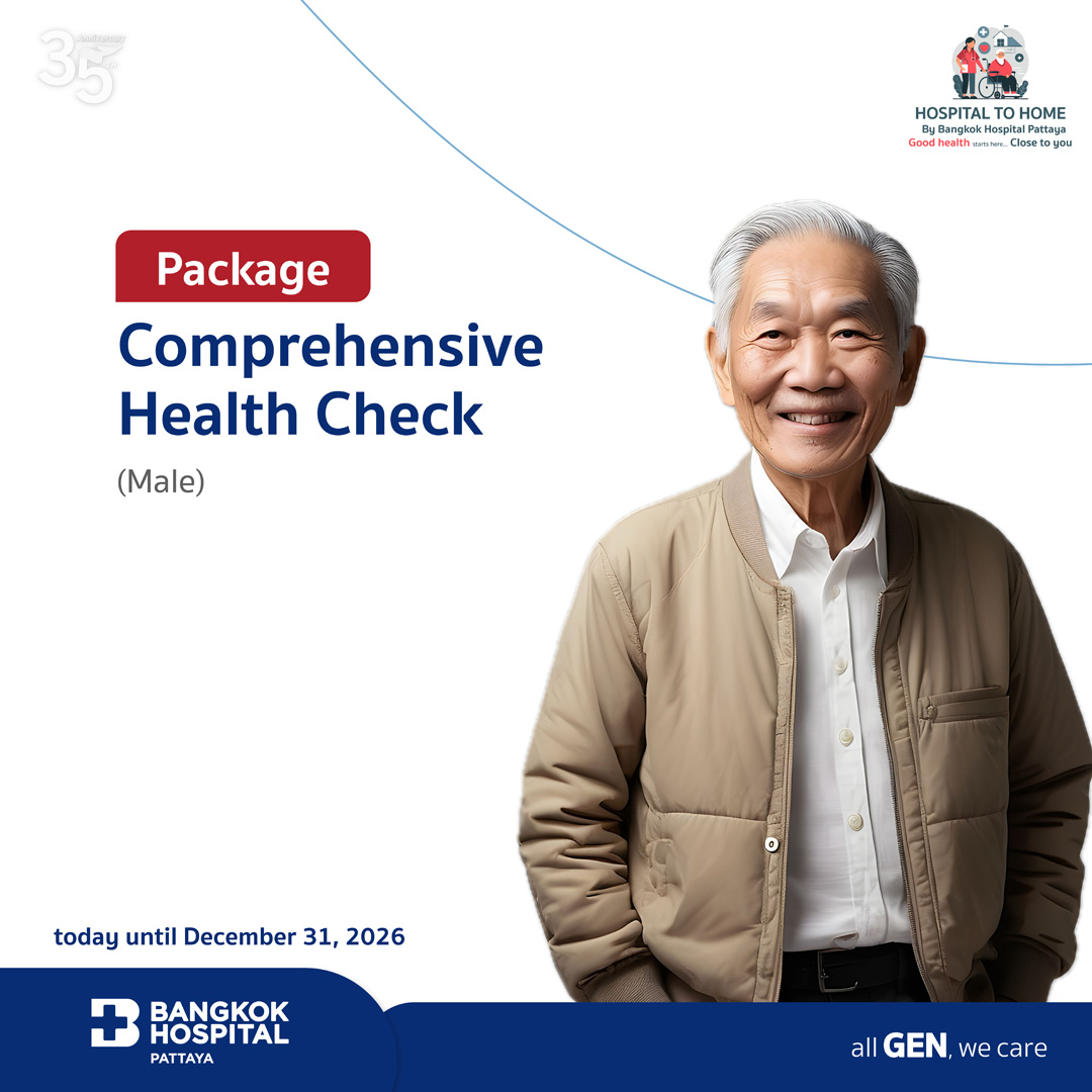 Comprehensive Health Check for Male | Bangkok Hospital Pattaya