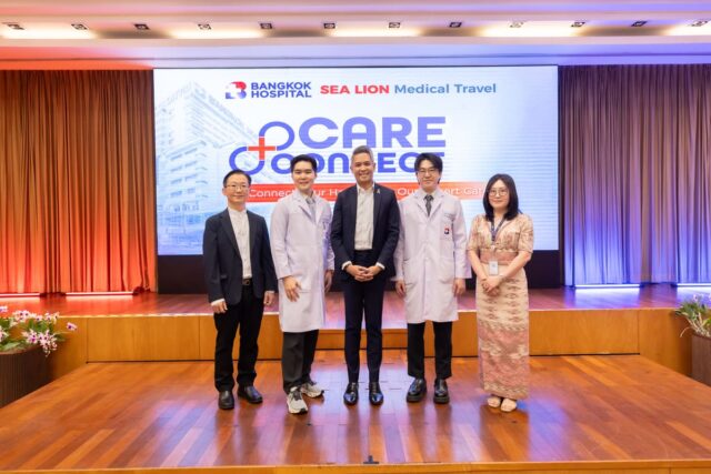 “CARE Connect – Connect your health with our expert care” by Sea Lion Medical Travel and Bangkok Hospital.  Image